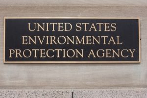 Environmental Protection Agency sign