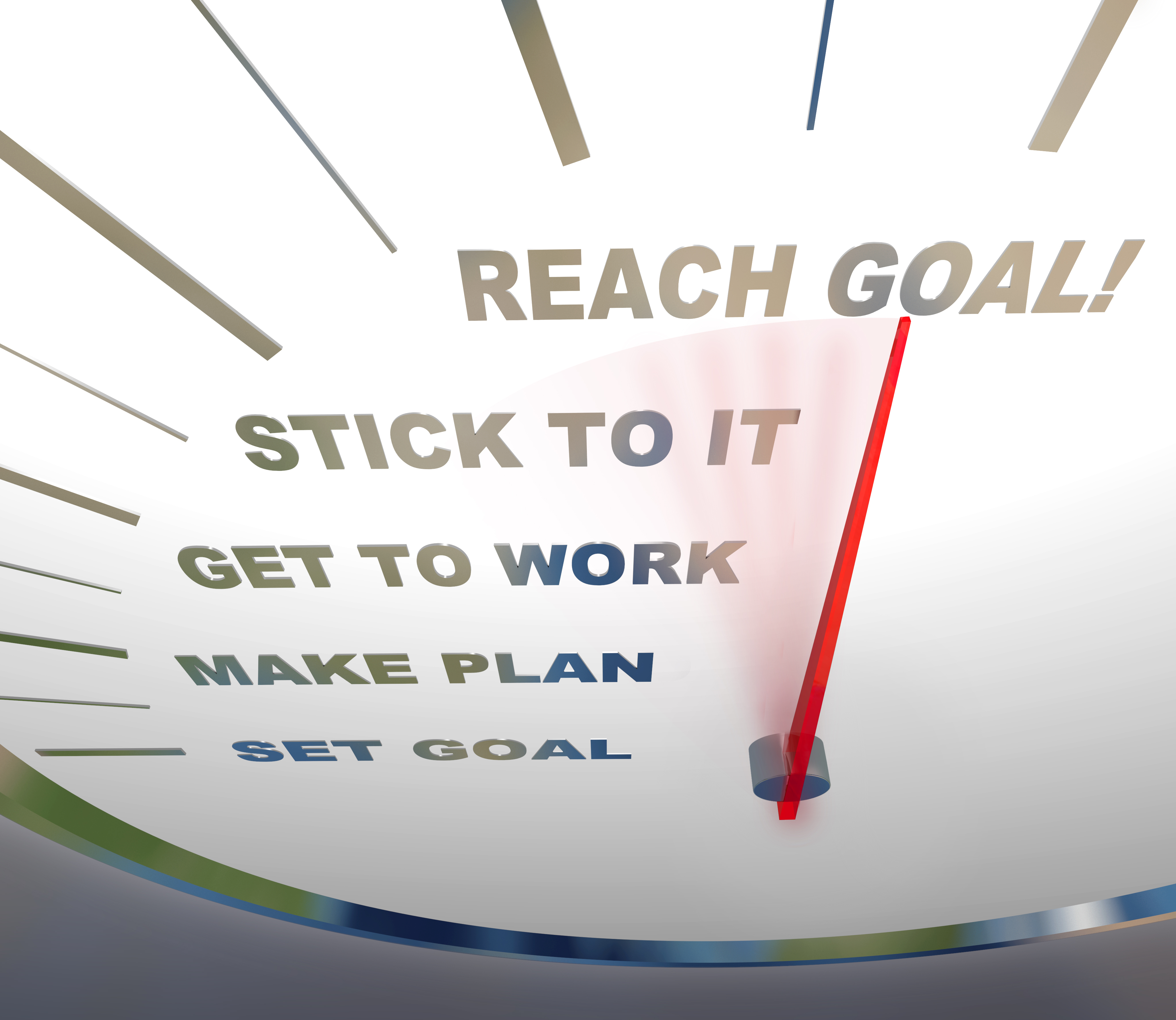 After setting goals, be vigilant in achieving them