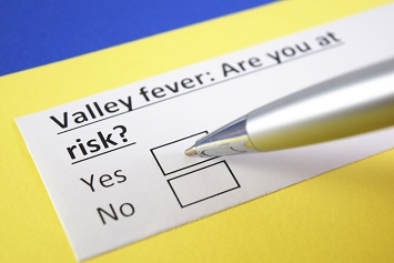 Valley fever risk
