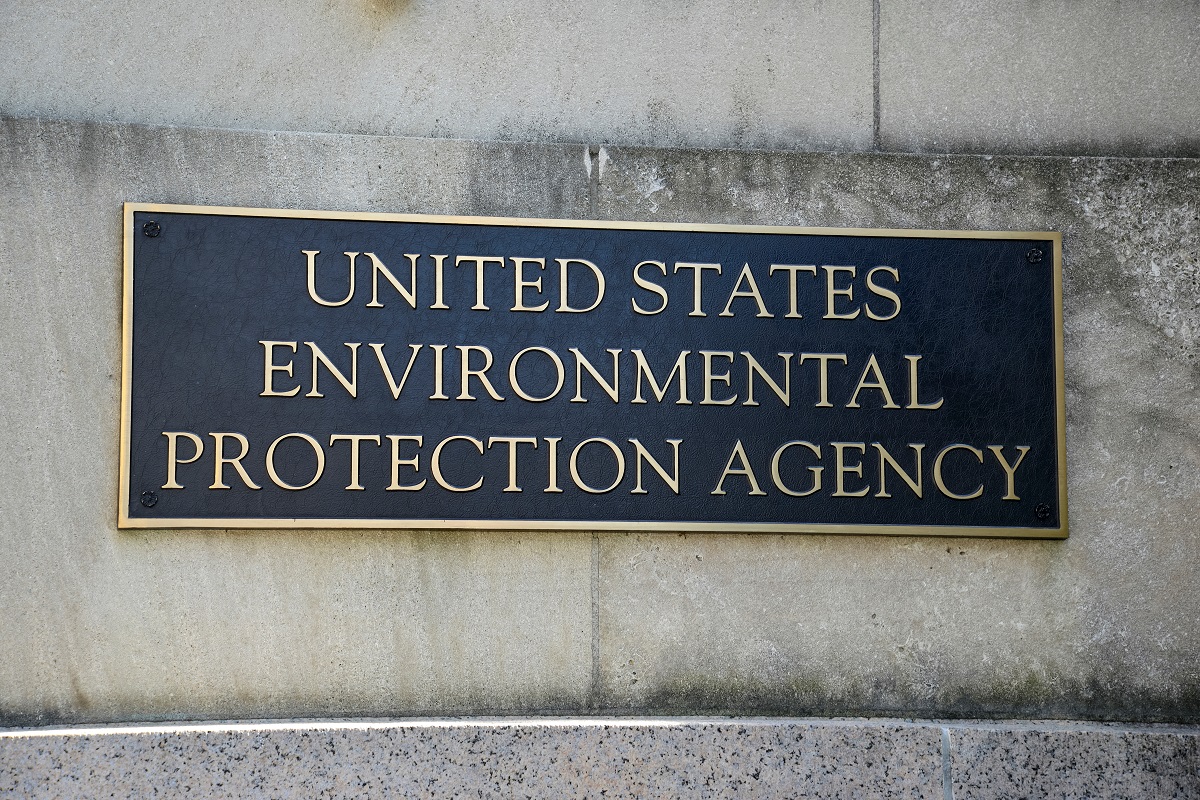 EPA sign, Environmental Protection Agency, Benefit-Cost Rule