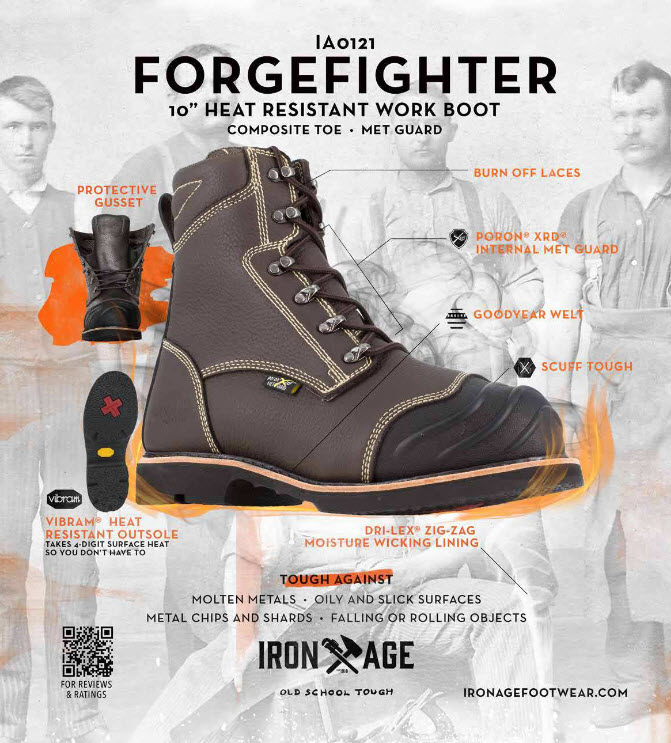 Iron Age Introduces More Comfort Better Fit to Smelter Boot Market EHS Daily Advisor