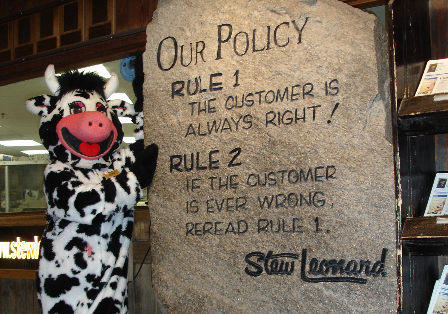 I love my job; I’m a giant COW!