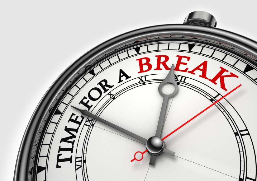 when to take a break from working out