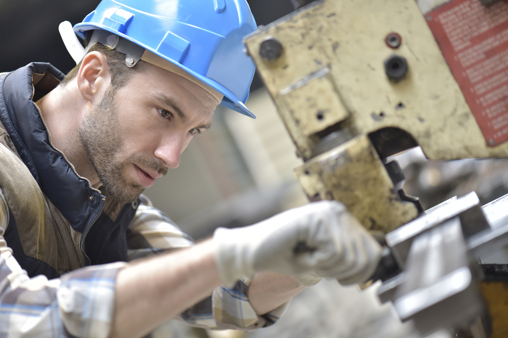 Blue collar worker with long hair - wide 5